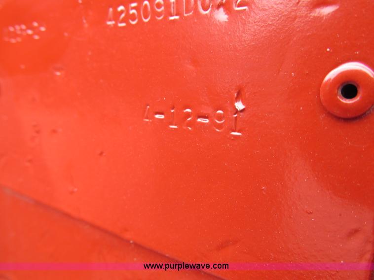 image for item H3268 1991 Ford F800 crane truck with Hi-Rail/Road Rail