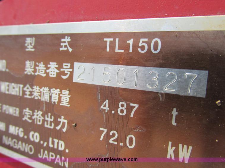 image for item H3273 2004 Takeuchi TL150 skid steer