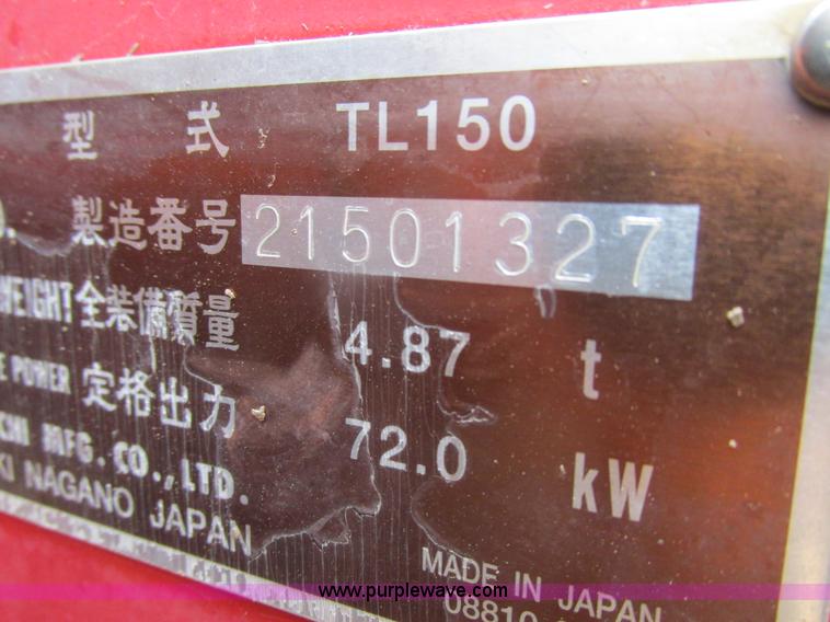 image for item H3273 2004 Takeuchi TL150 skid steer