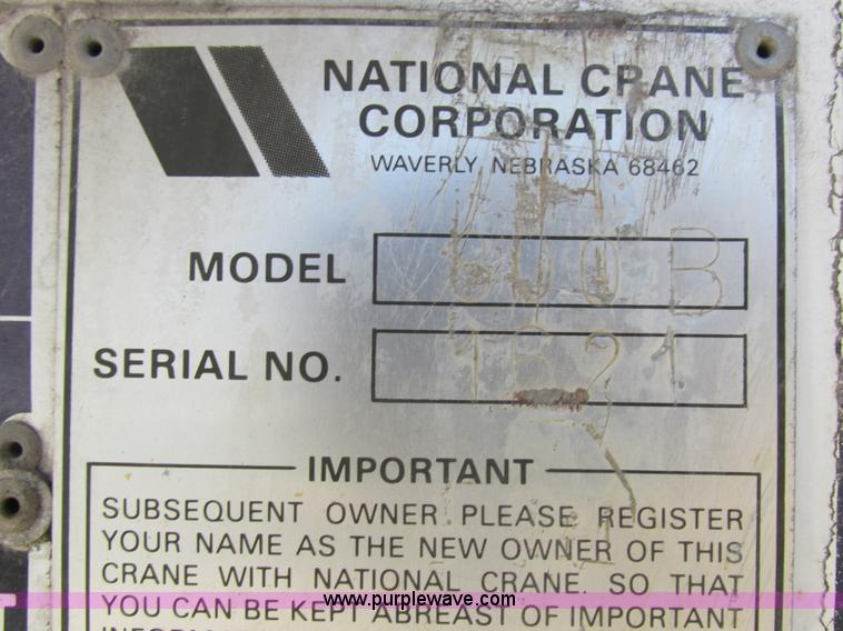 image for item H3287 1988 International F2674 crane truck