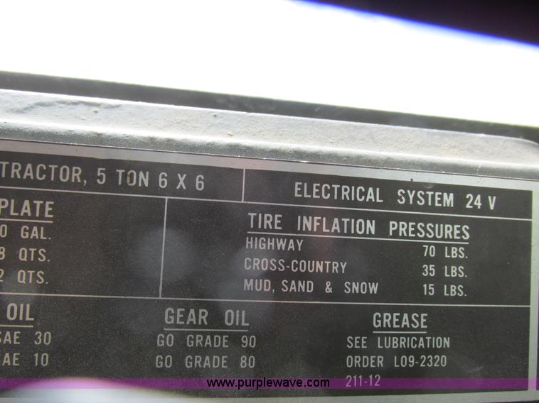 image for item H3291 1969 Kaiser M51A2 dump truck