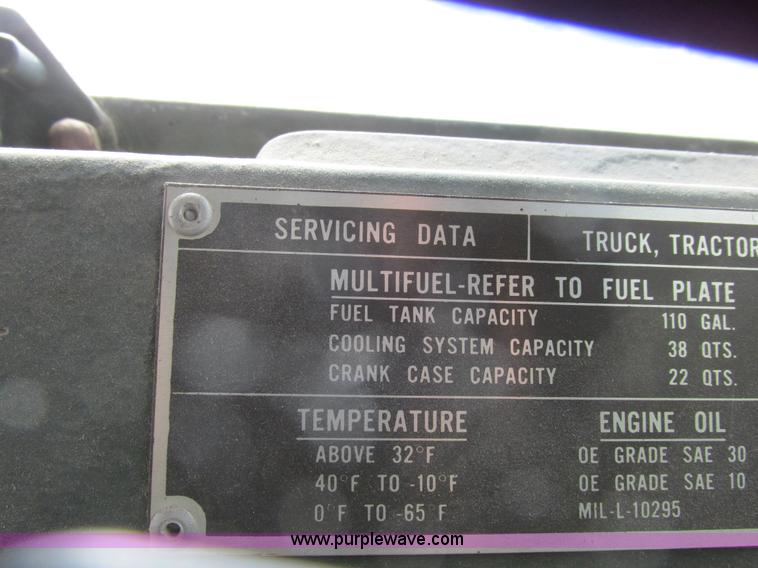 image for item H3291 1969 Kaiser M51A2 dump truck