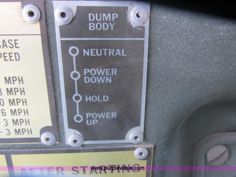 image for item H3291 1969 Kaiser M51A2 dump truck