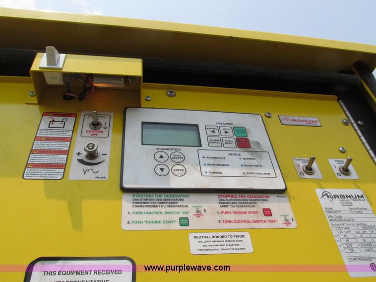 image for item H4578 2012 Magnum MMG55FH generator