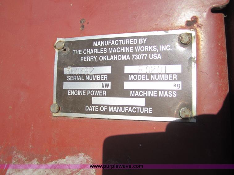 image for item I2103 1996 Ditch Witch 8020T rock saw