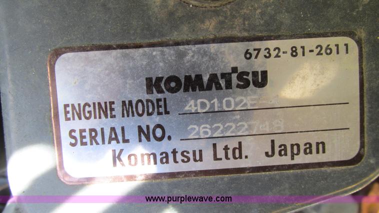 image for item I3017 1998 Komatsu PC60-7 mini excavator