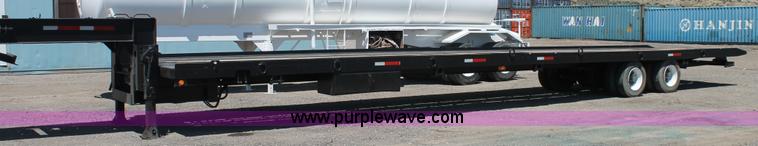 image for item J1496 2001 Evaco equipment trailer