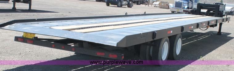 image for item J1496 2001 Evaco equipment trailer