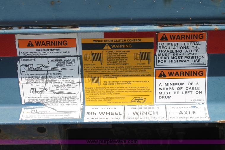 image for item J1498 2006 Landoll 330B equipment trailer