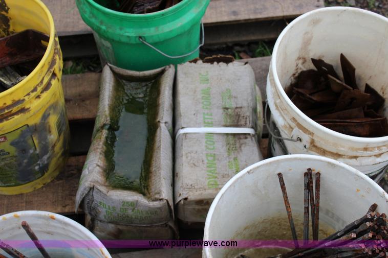 image for item J5973 Assorted concrete forms and ties