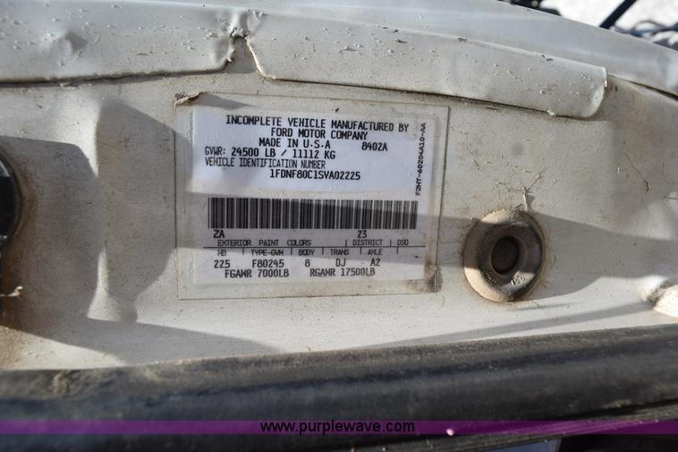 image for item K6050 1995 Ford F800 flatbed truck