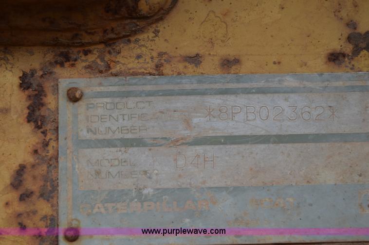 image for item K6055 1988 Caterpillar D4H dozer