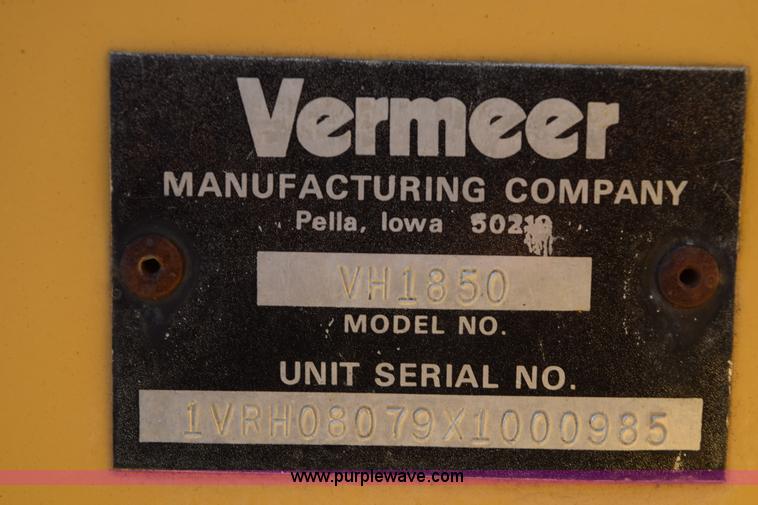 image for item K6057 1999 Vermeer V8550A trencher