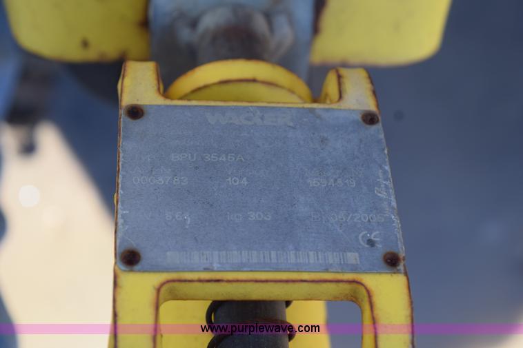 image for item K6060 Wacker BPU 3545A plate compactor