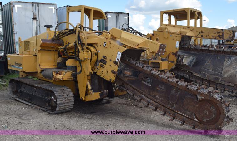 image for item K6063 1999 Vermeer T455 trencher