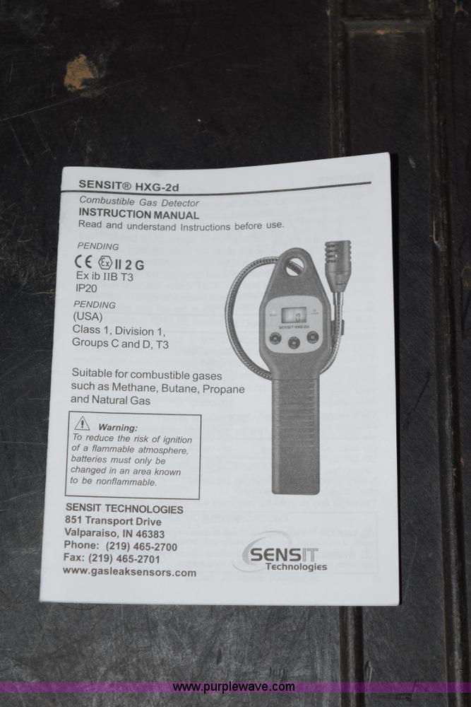 image for item K6079 Sensit CGI HXG-2D gas detector