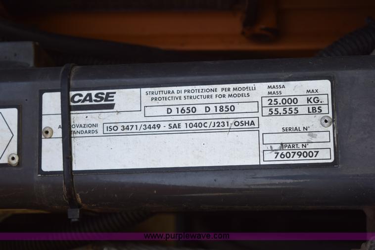 image for item K6095 2005 Case 1850K dozer