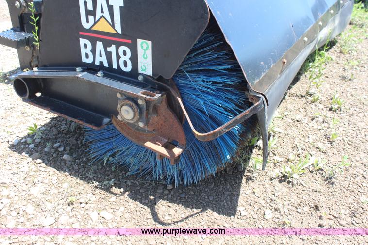 image for item K6998 2006 Caterpillar BA18 skid steer broom