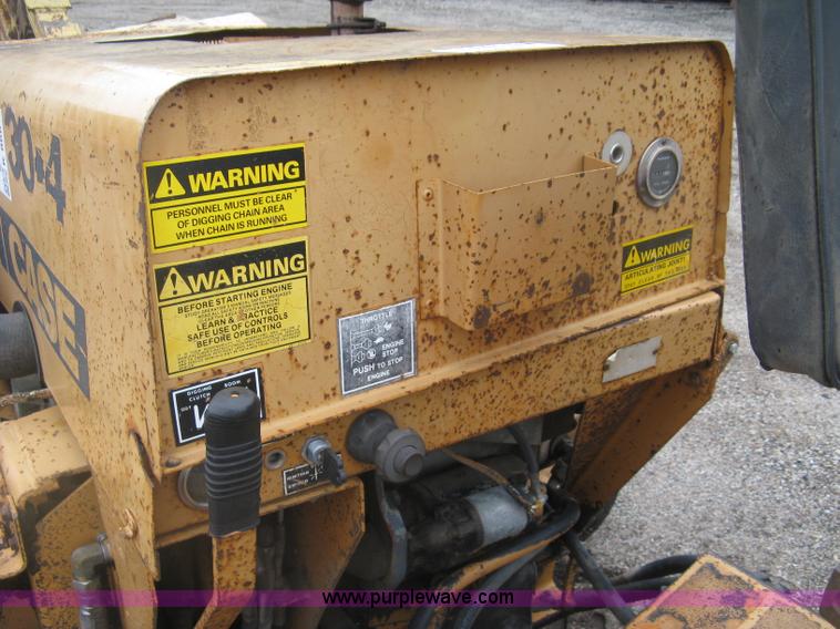 image for item K8681 1985 Case 30+4 trencher