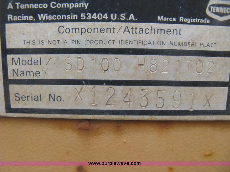 image for item K8681 1985 Case 30+4 trencher