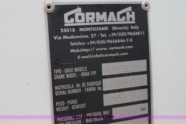 image for item L4262 1994 International 4900 crane truck