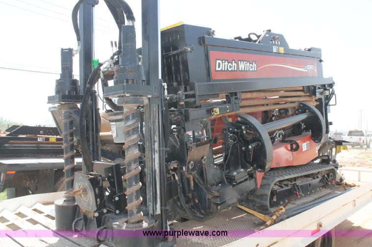 image for item L4263 2012 Ditch Witch JT3020 directional boring machine and equipment trailer