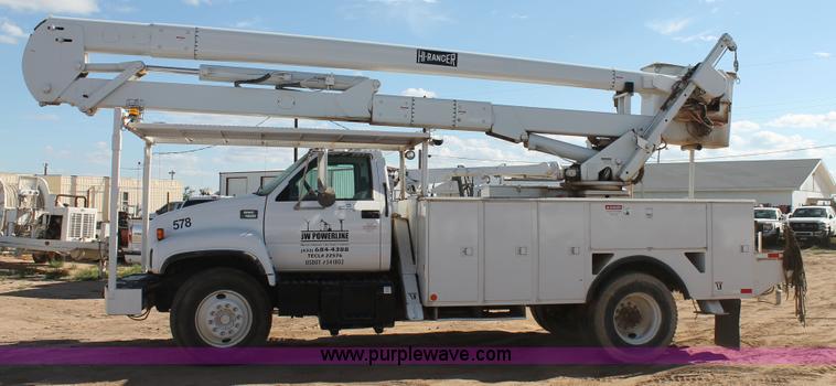 image for item L4270 2000 GMC C7500 bucket truck