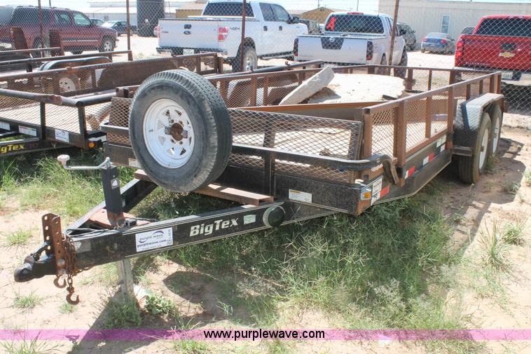image for item L4276 2007 Big Tex utility trailer