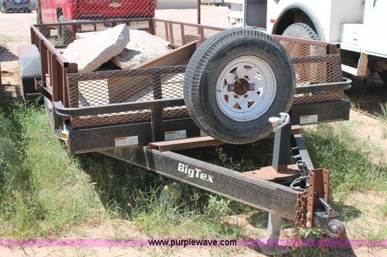 image for item L4276 2007 Big Tex utility trailer