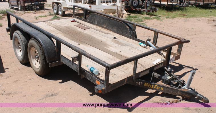 image for item L4281 2011 Big Tex utility trailer