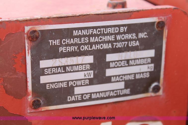 image for item L4302 1997 Ditch Witch 8020JD H710 trencher