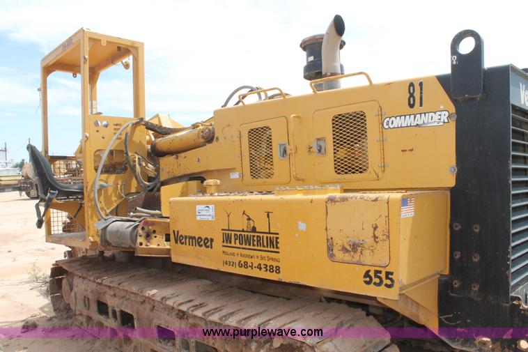 image for item L4303 2000 Vermeer T655TR Commander trencher