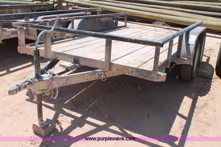 image for item L4336 2014 Big Tex utility trailer