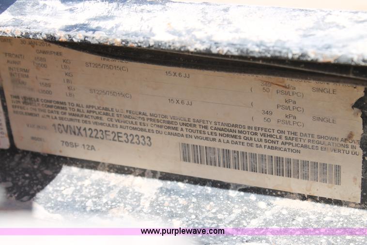 image for item L4336 2014 Big Tex utility trailer