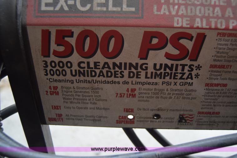 image for item BE9554 (2) pressure washers