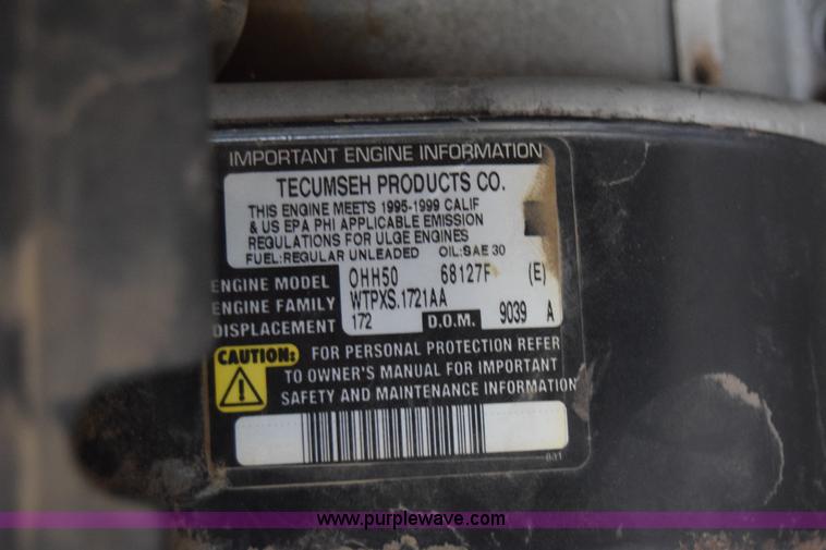 image for item BE9556 Tecumseh 0HH50 tiller