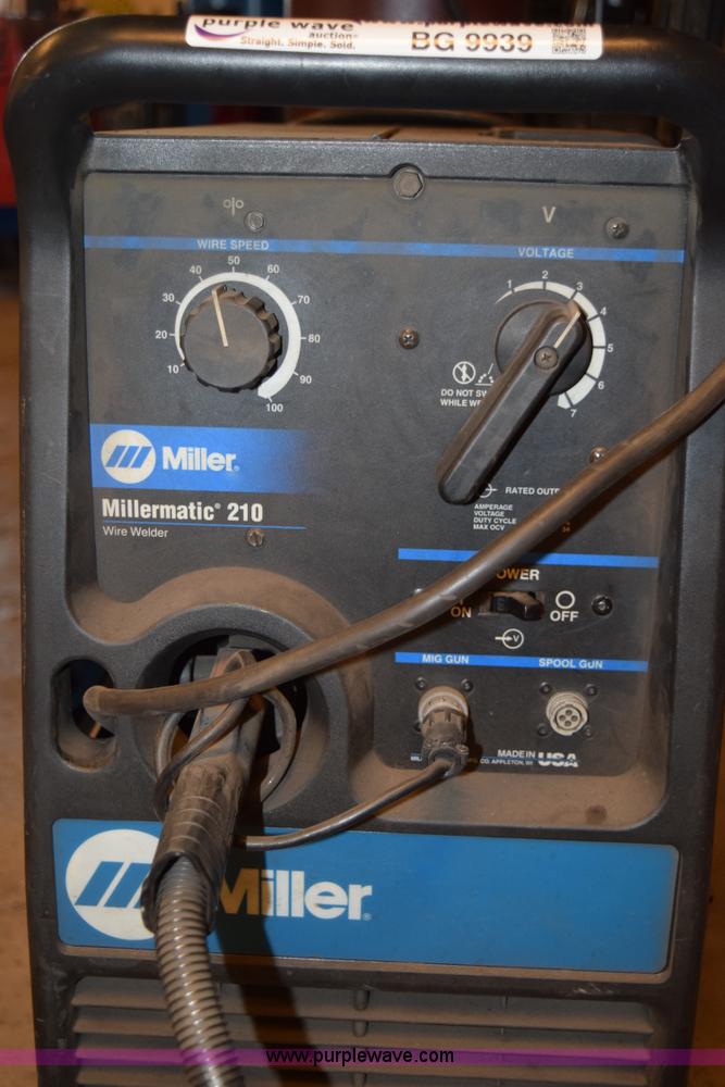 image for item BG9939 Miller 210 wire welder