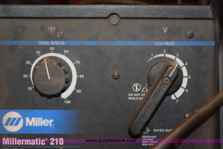image for item BG9939 Miller 210 wire welder