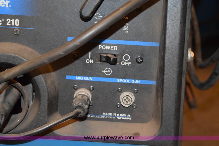 image for item BG9939 Miller 210 wire welder