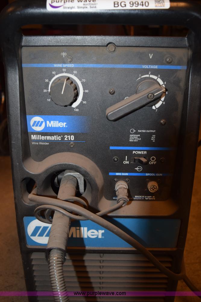 image for item BG9940 Miller 210 wire welder