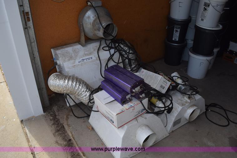 image for item BI9447 Assorted grow lights and equipment