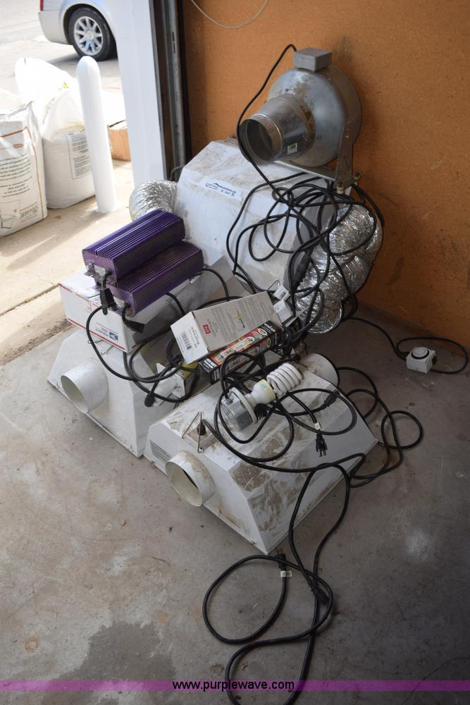 image for item BI9447 Assorted grow lights and equipment