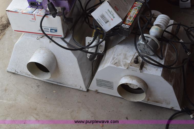 image for item BI9447 Assorted grow lights and equipment