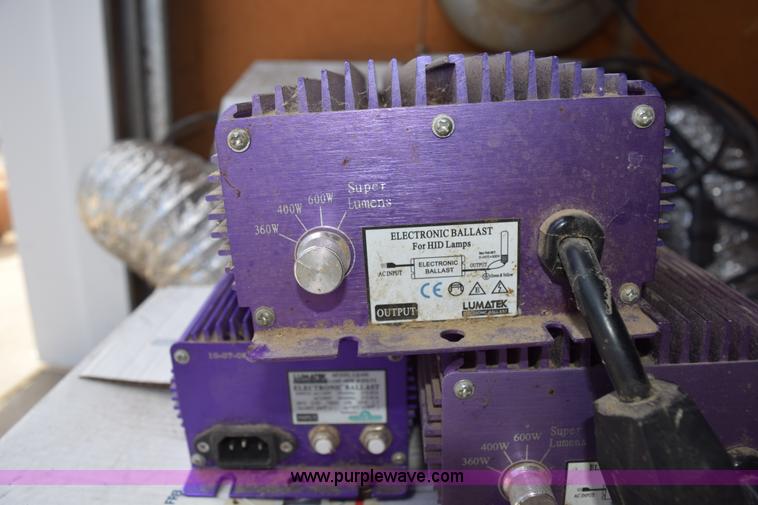 image for item BI9447 Assorted grow lights and equipment