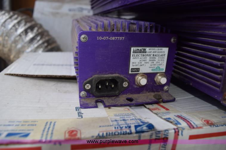 image for item BI9447 Assorted grow lights and equipment