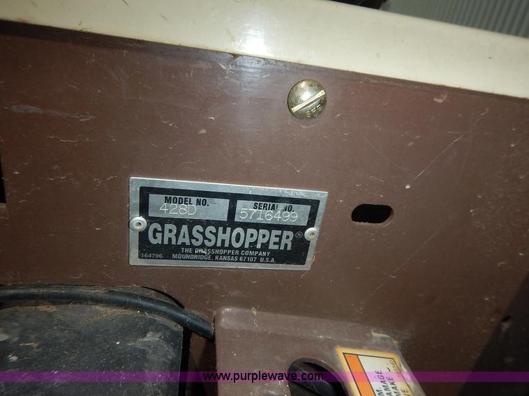 image for item BJ9647 2007 Grasshopper 428D ZTR lawn mower