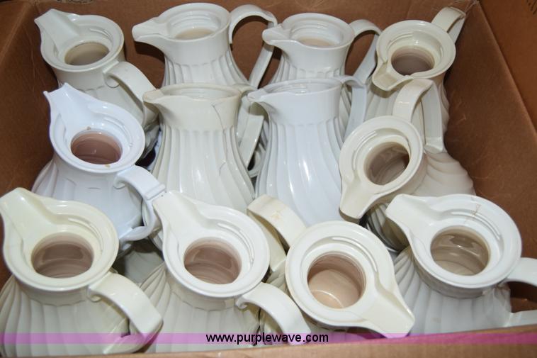 Assorted insulated coffee/tea servers with lids in Wichita, KS Item BP9006 sold Purple Wave