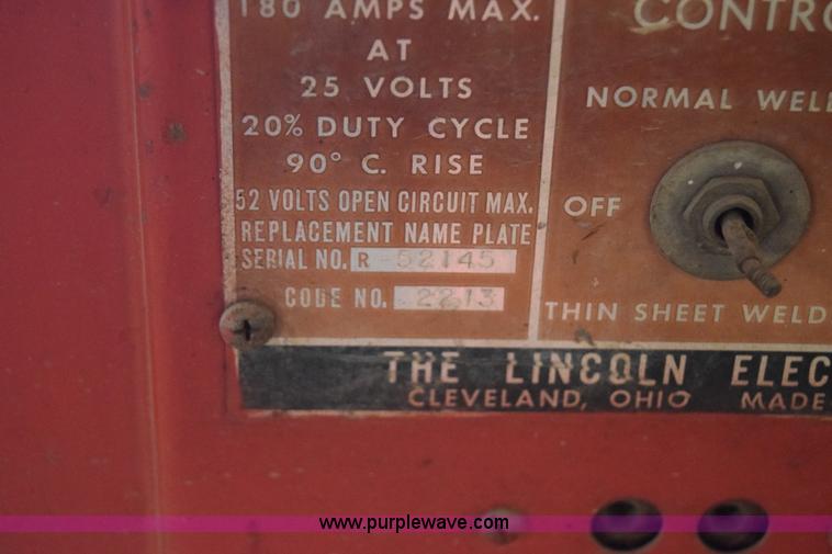 image for item BP9020 Lincoln arc welder