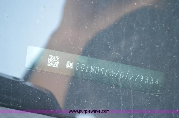 image for item G3612 2012 Chevrolet Impala Police Cruiser