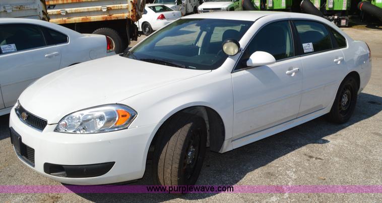 image for item G3613 2012 Chevrolet Impala Police Cruiser